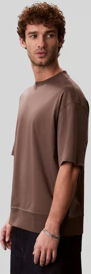 CK Calvin Klein regular fit T-shirt van puur katoen
