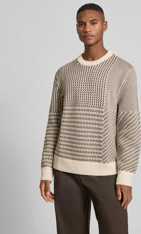 CK Calvin Klein Regular fit wollen pullover met ronde hals - Foto 2