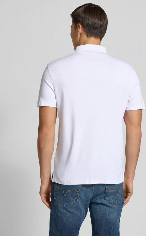 CK Calvin Klein Relaxed fit poloshirt met logostitching model 'SUPMA'