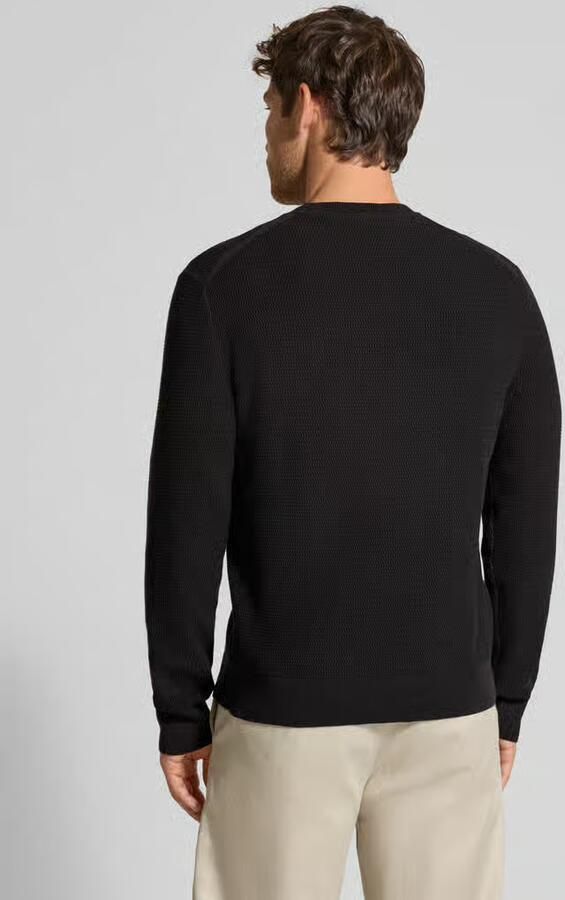 CK Calvin Klein Relaxed fit pullover in gebreide look model 'Texture' - Foto 8