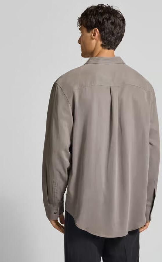 CK Calvin Klein Relaxed fit vrijetijdsoverhemd van lyocell met labelstitching