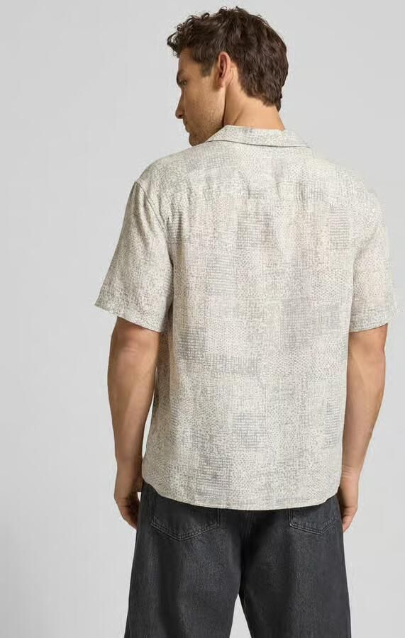 CK Calvin Klein relaxed fit vrijetijdsoverhemd van mix van linnen en lyocell