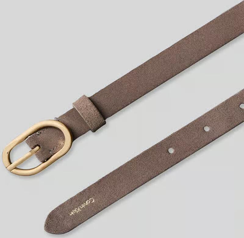 CK Calvin Klein Riem van echt leer met labelopschrift