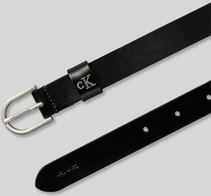 CK Calvin Klein Riem van echt leer met logodetail