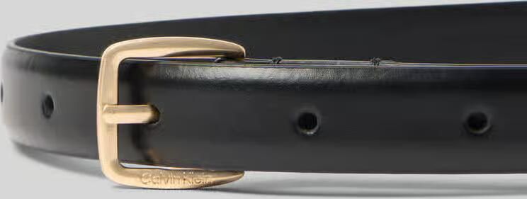 CK Calvin Klein Riem van echt leer model 'ESSENTIAL BUCKLE 20MM'