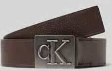 CK Calvin Klein Riem van echt rundleer