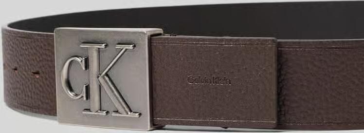 CK Calvin Klein Riem van echt rundleer