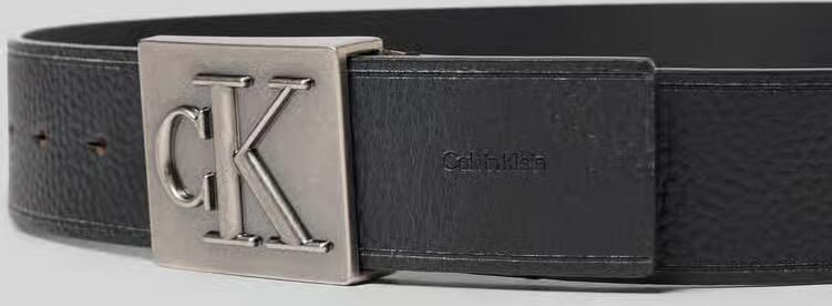 CK Calvin Klein Riem van echt rundleer