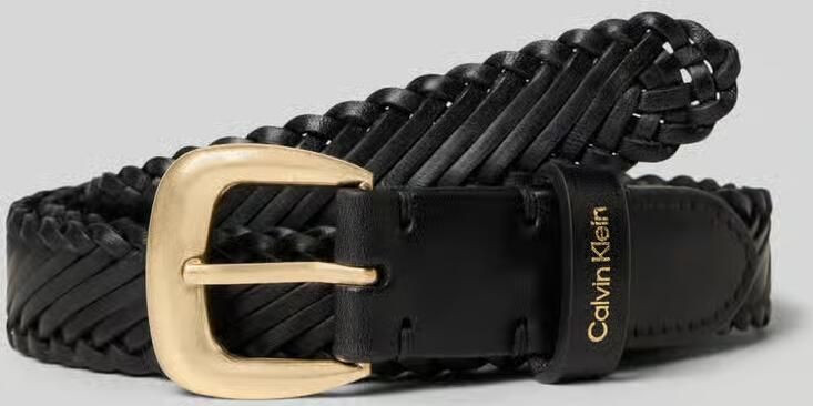 CK Calvin Klein Riem van runderleer met doornsluiting