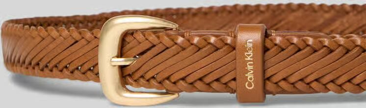 CK Calvin Klein Riem van runderleer met doornsluiting - Foto 2