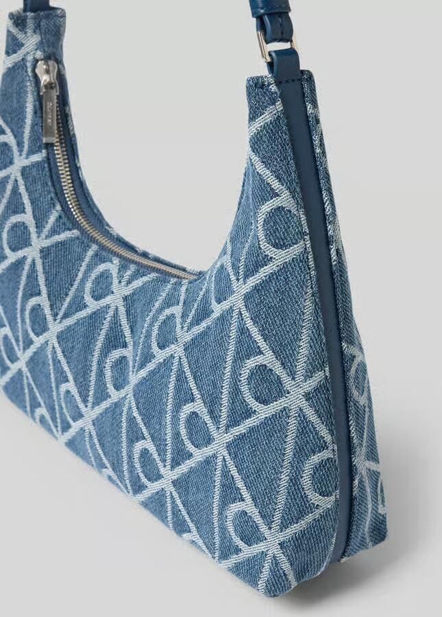 CK Calvin Klein Schoudertas in denim-look