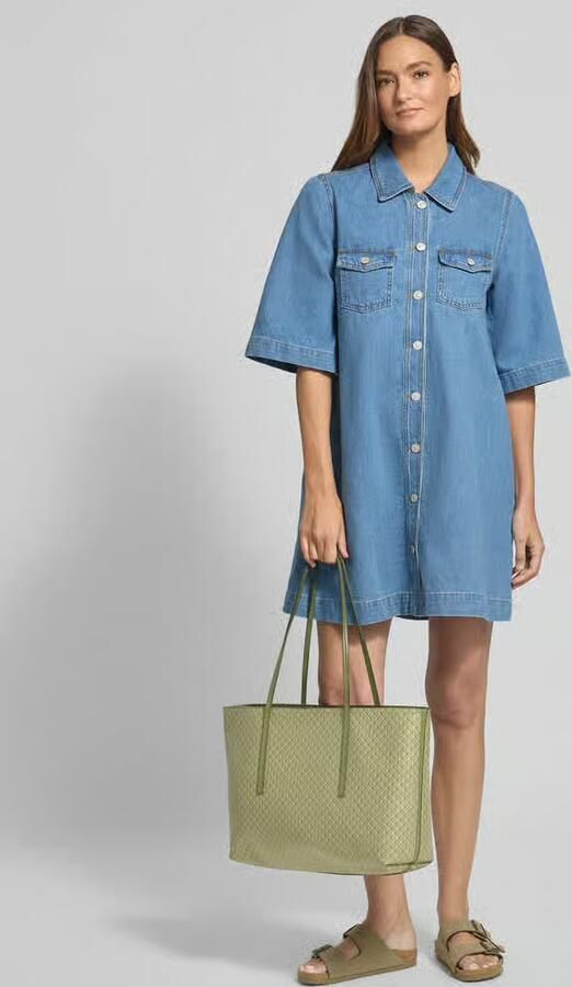 Calvin Klein Jeans Boodschappentas Emblem Aop Tote W Pouch - Foto 4