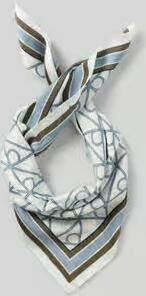 CK Calvin Klein Sjaal van mix van viscose en modal model 'EMBLEM AOP'
