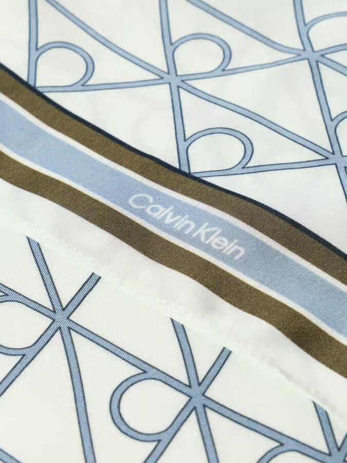 CK Calvin Klein Sjaal van mix van viscose en modal model 'EMBLEM AOP'