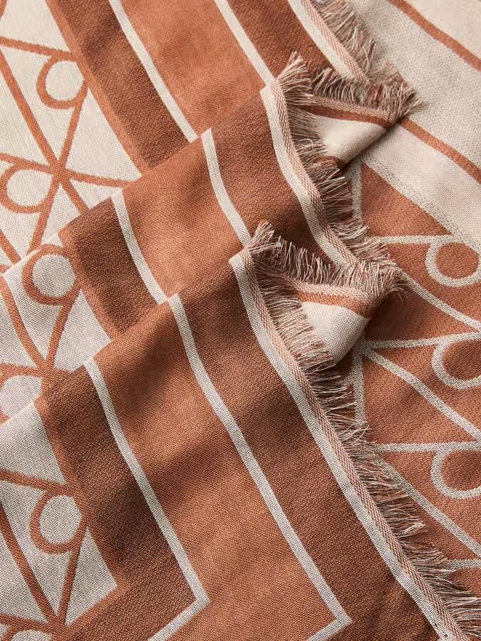 CK Calvin Klein Sjaal van modal met all-over logomotief
