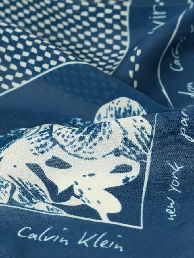 CK Calvin Klein Sjaal van puur modal - Foto 3