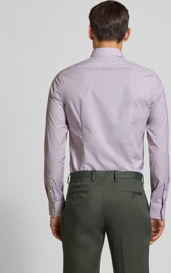 CK Calvin Klein Slim fit zakelijk overhemd met kentkraag