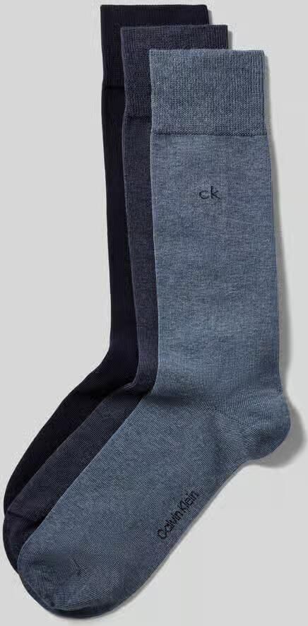 CK Calvin Klein Sokken van katoenmix in een set van 3