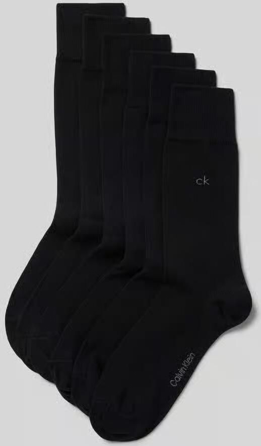 CK Calvin Klein Sokken van katoenmix in een set van 6 model 'SOCK 6P' - Foto 2