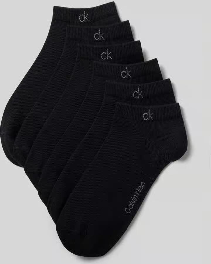 CK Calvin Klein Sokken van katoenmix in set van 6 - Foto 2