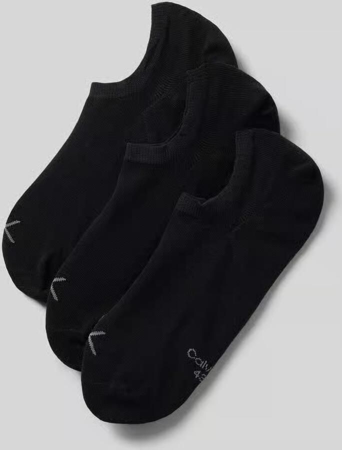 CK Calvin Klein Sokken van katoenmix model 'FOOTIE' - Foto 2