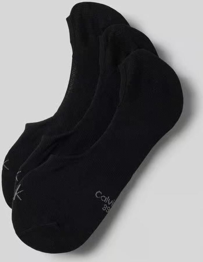 CK Calvin Klein Sokliners van katoenmix in set van 3 - Foto 2