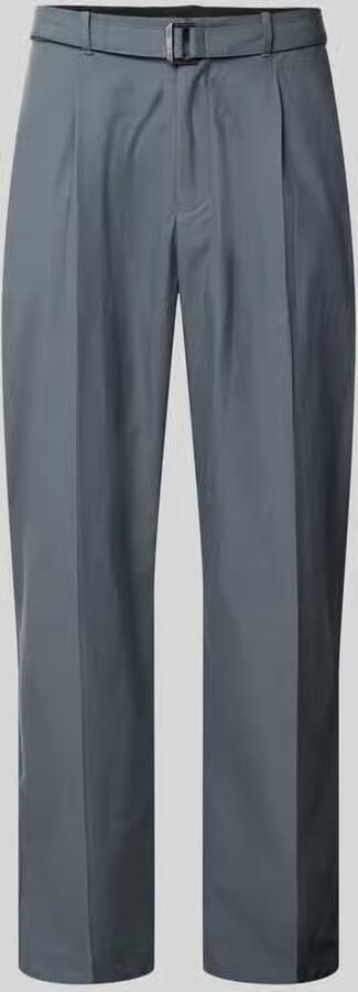 CK Calvin Klein straight fit pantalon van mix van katoen en lyocell model 'TURBULENCE' - Foto 2