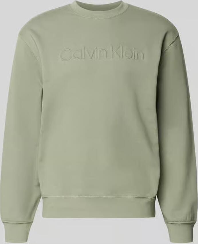 CK Calvin Klein Sweatshirt met ronde hals en logo