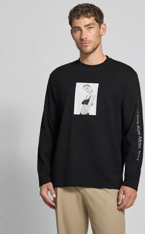 CK Calvin Klein Shirt met lange mouwen en motiefprint - Foto 2