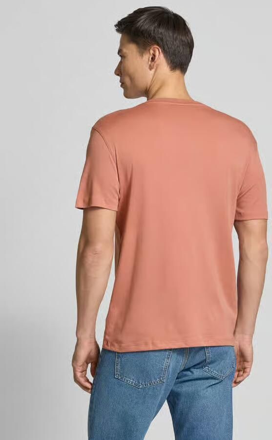 CK Calvin Klein T-shirt met logostitching model 'SUPIMA'