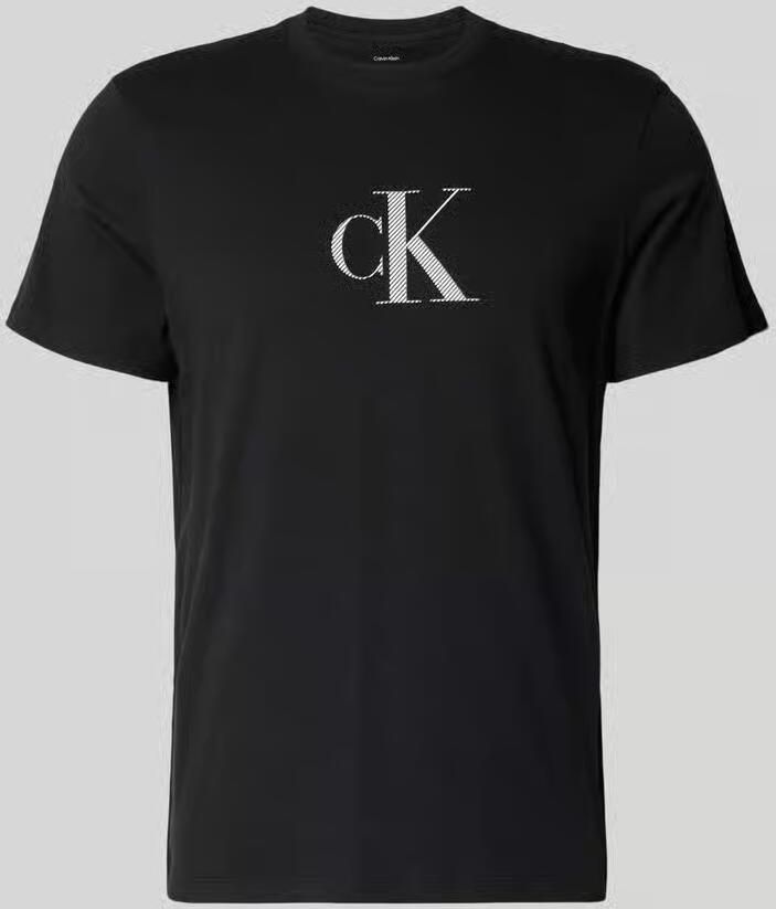 CK Calvin Klein T-shirt met ronde hals en logo