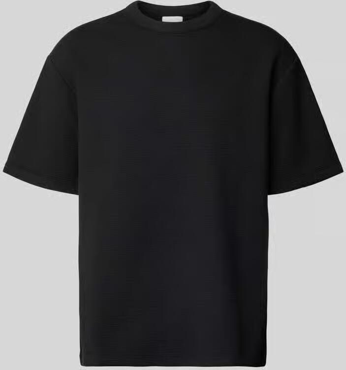 CK Calvin Klein T-shirt met ronde hals model 'CRINKLE CREPE SPACER'