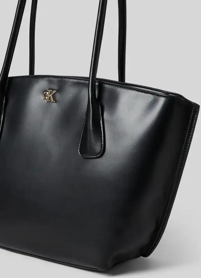 CK Calvin Klein Tote bag met logodetail model 'Dome'