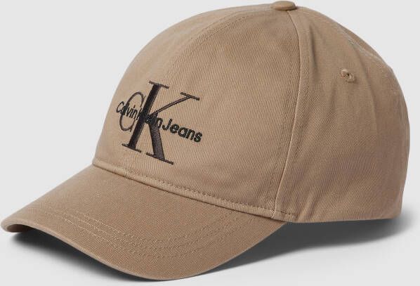 Calvin Klein Jeans Baseballpet met labelstitching model 'MONOGRAM CAP'