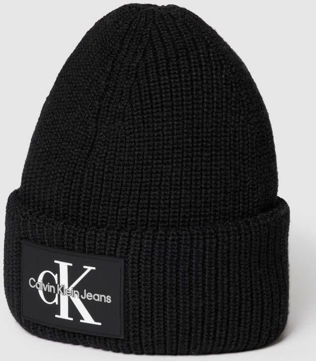 Calvin Klein Jeans Beanie met labelpatch