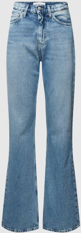 Calvin Klein Jeans Bootcut jeans met labeldetail