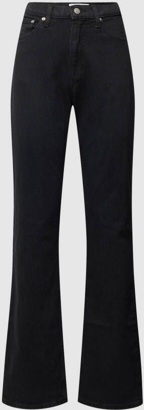 Calvin Klein Jeans Bootcut jeans met labeldetails