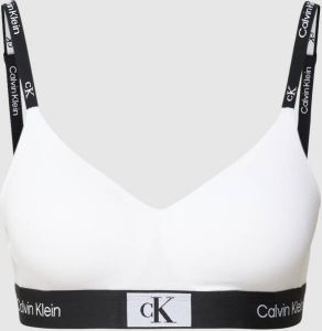 Calvin Klein Jeans Bralette met elastische band met logo