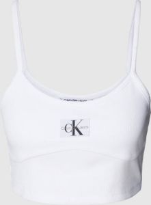 Calvin Klein Jeans Bralettetop met labelpatch
