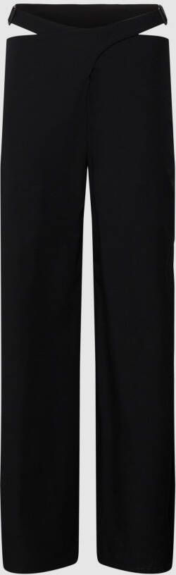 Calvin Klein Trousers Black Zwart Dames