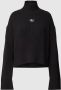 Calvin Klein Jeans Zwarte trui met klassiek design en hoge kraag Black Dames - Thumbnail 1