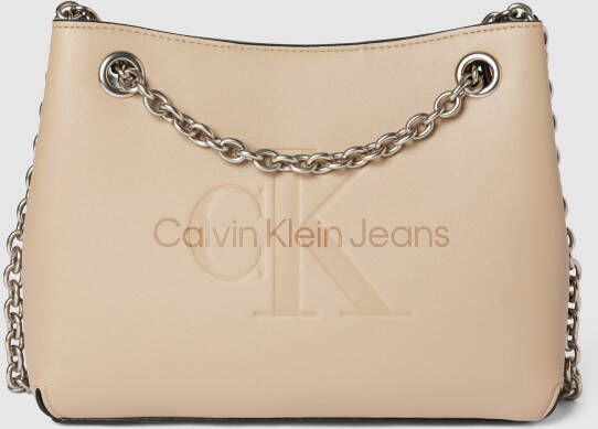 Calvin Klein Jeans Handtas in leerlook