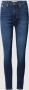 Calvin Klein Donkerblauwe Skinny Jeans High Rise Super Skinny Ankle - Thumbnail 2