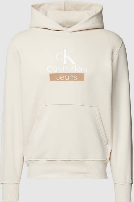 Calvin Klein Jeans Hoodie met kangoeroezak