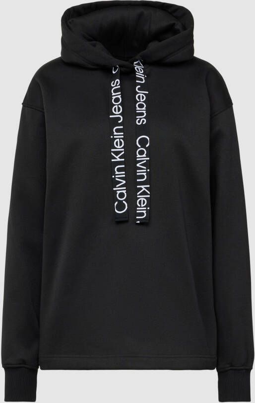 Calvin Klein Moderne Logo Koord Sweatshirt Black Dames