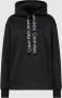 Calvin Klein Moderne Logo Koord Sweatshirt Black Dames - Thumbnail 1