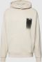 Calvin Klein Beige katoenen sweatshirt met capuchon en logo Beige Heren - Thumbnail 1