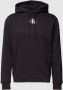 Calvin Klein Zwarte Hoodie met geborduurde print Black Heren - Thumbnail 2