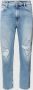Calvin Klein Lichtblauwe jeans voor heren 5-pocket dad jeans Blauw Heren - Thumbnail 1