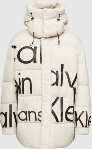 Calvin Klein Jeans Jack met labelprint model 'DISRUPTED'